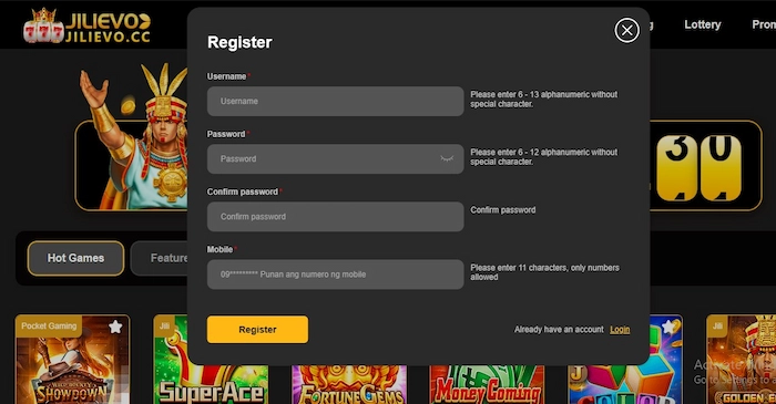 Common Errors During JILIEVO Registration